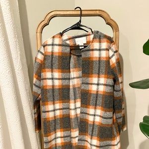 Plaid Long Coat